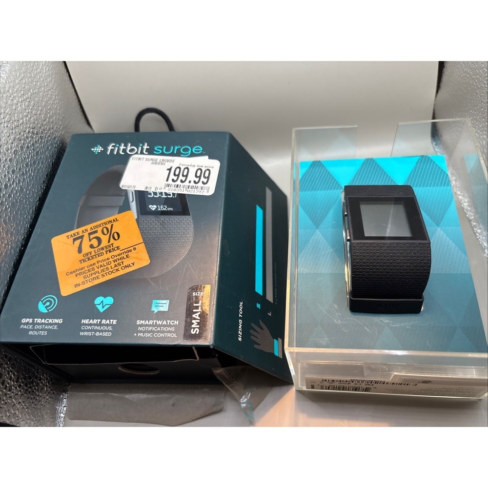 Fitbit Surge - GPS, Heart Rate, Sleep Activity, Fitness Tracker Watch - Small